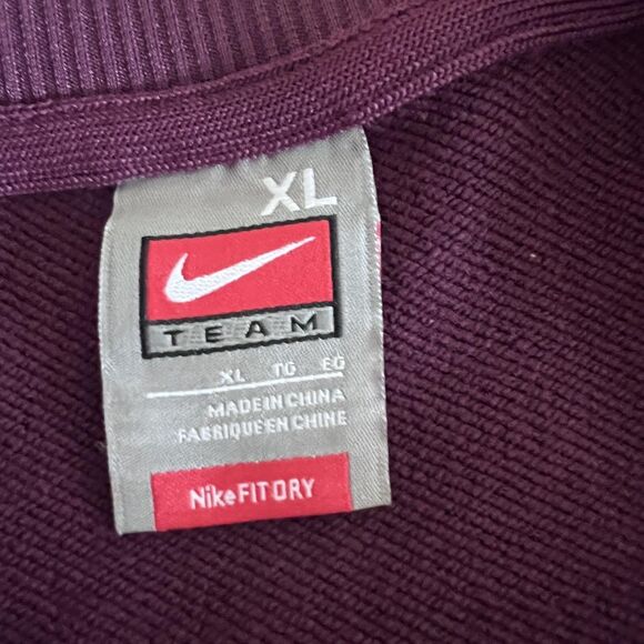 Arizona State Sun Devils Jacket Mens XL Maroon NCAA College Nike Full Zip Track - Picture 8 of 15